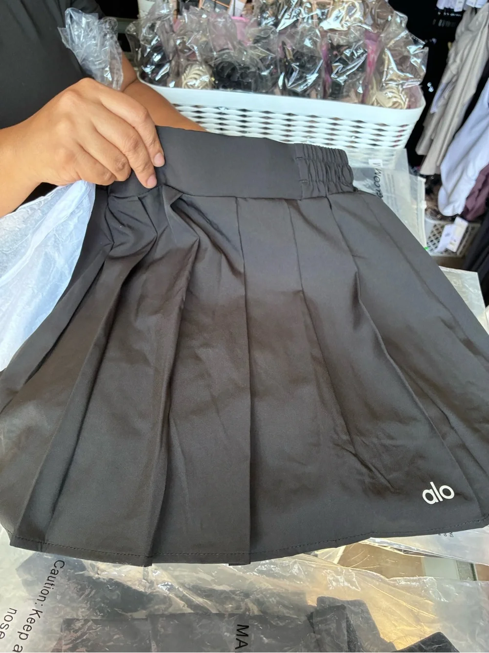 ALO Yoga flared pleated